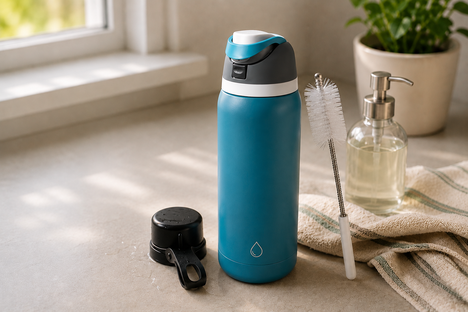 water bottles